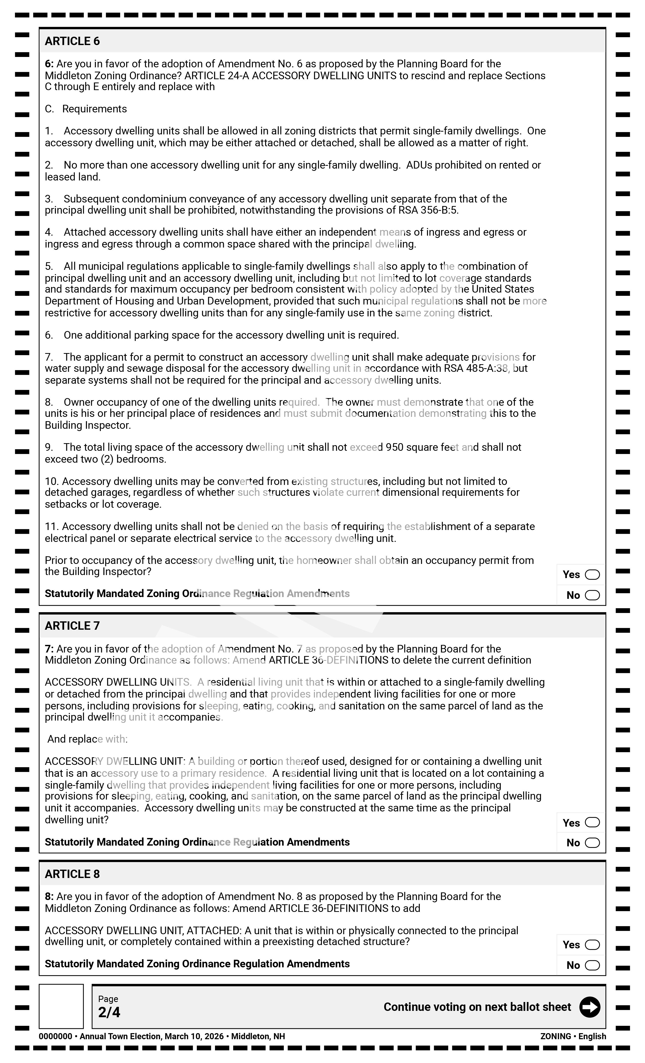 zoning sample ballot 2